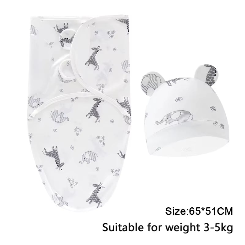 100%Cotton 0-3 Months Newborn Swaddle Sleepsack New Born Baby Swaddling Bedding